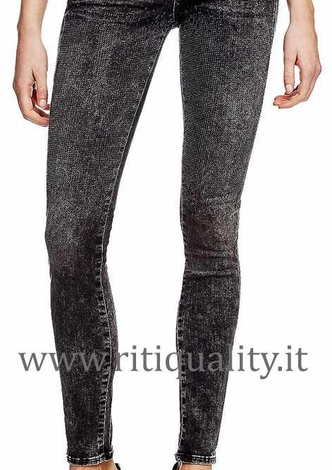 Jeans nero Guess donna