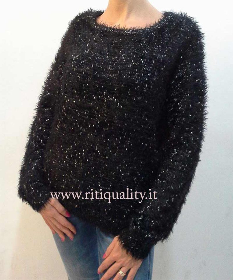 Losan donna maglione effetto peluche 622-5014ab