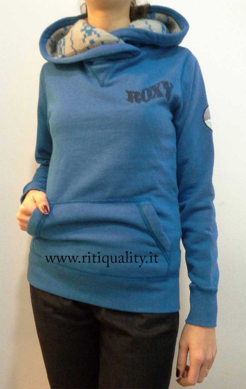 Felpa donna Roxy con cappuccio in maglia XKWSW124