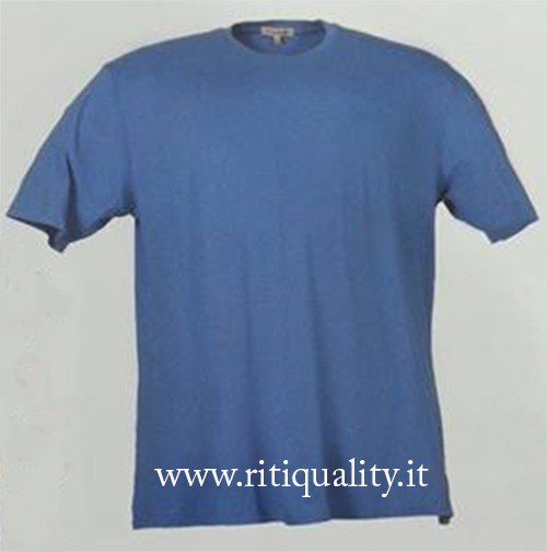T-Shirt calibrata Uomo Max Fort girocollo tinta unita 21011