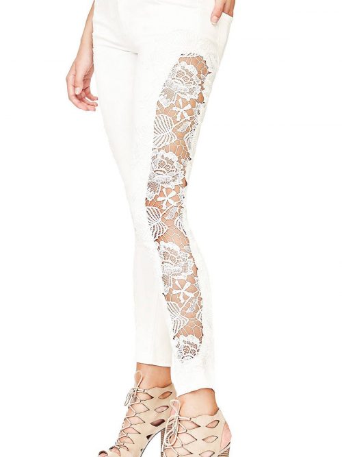 Jeans donna bianco Guess Sexy Curve W82A12D2G65