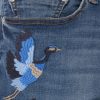 B.Young Jeans donna con ricamo uccelli 20803215 KATO LUNI