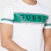 Guess T-Shirt Uomo con fascia e logo centrali in gomma Art. M01I84K8HM0