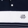 Losan Polo Uomo Strisce Bianche e Blu in Cotone 011-1074AL