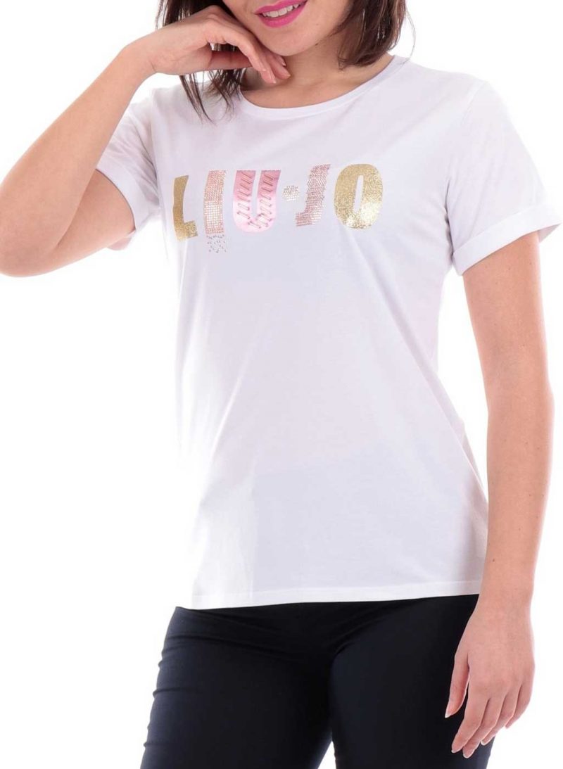 T-shirt donna con logo art.TA1207J6042