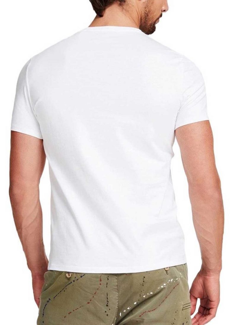 T-shirt uomo Guess con logo frontale